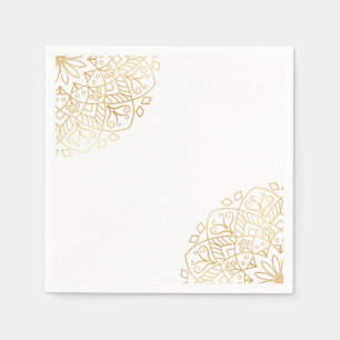 Eid Mubarak Golden Mandala  Napkin