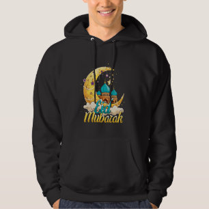 Eid Mubarak Happy Ramadan Islamic Muslim Hoodie