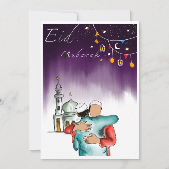 Eid Mubarak Holiday Card (Front)