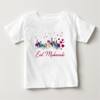 Eid Mubarak Islamic Happy City Infants T-Shirt