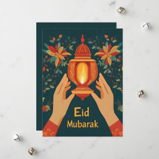 Eid Mubarak islamic holiday Card