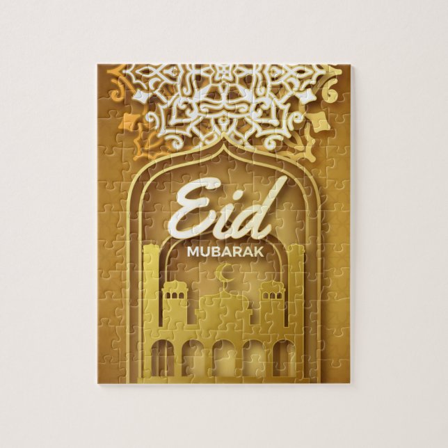 Eid Mubarak Jigsaw Puzzle (Vertical)