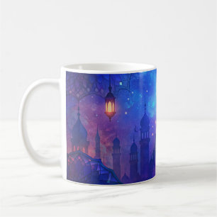 Eid Mubarak Magic Arabian Nights Crescent Colours Coffee Mug