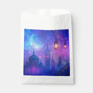 Eid Mubarak Magic Arabian Nights Crescent Colours Favour Bag