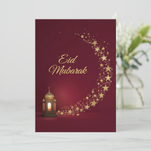 Eid Mubarak Modern Personalised card
