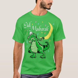 Eid Mubarak Muslim Clothing Kids Eid Al Fitr Boys  T-Shirt