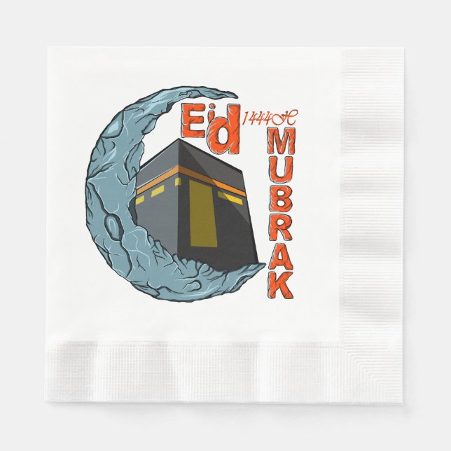 Eid mubarak napkin (Front)