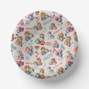 Eid Mubarak Paper Bowls – Colourful Gift Boxes Plate