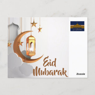 eid mubarak postcard