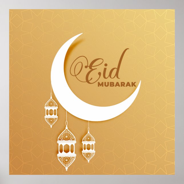 Eid Mubarak Poster (Front)