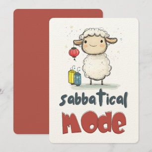 Eid Mubarak!! Sheep on Sabbatical Fully Packed Invitation