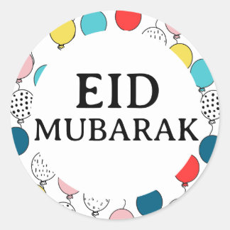 Eid Mubarak stickers Cupcake topper