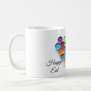 Eid Mubarak with Colorful candles  Mug