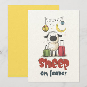 Eid Sheep on Leave   Fully Packed & Baaah-ck Later Invitation