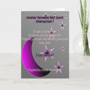 Eid ul Fitr greetings Holiday Card