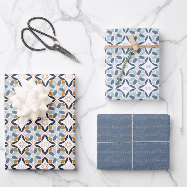 Eid Wrapping Paper Set of 3 (Front)