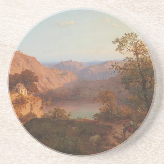 Eifel Landscape (1843) – Heinrich Funk Coaster (Front)