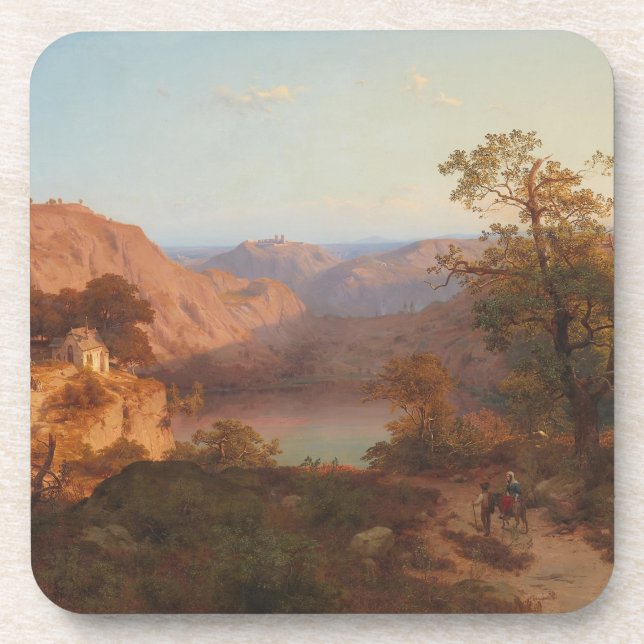 Eifel Landscape (1843) – Heinrich Funk Coaster (Front)
