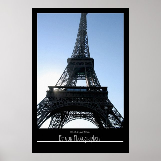 Eifel Tower-Paris, France Poster (Front)