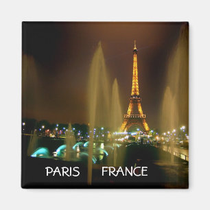EIFFEL AT NIGHT MAGNET