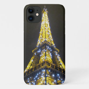 eiffel bright night iPhone 11 case