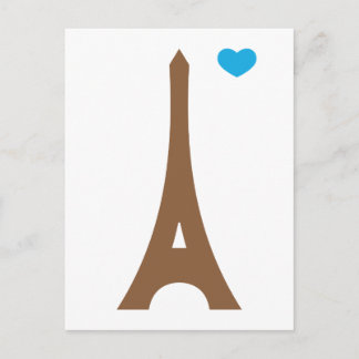 Eiffel in love... postcard