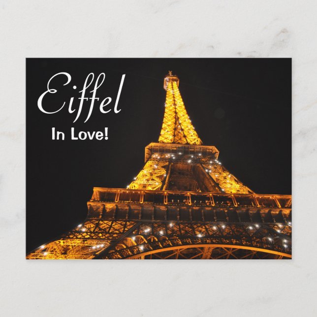 Eiffel In Love Postcard (Front)