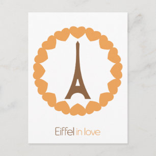 Eiffel in love... postcard