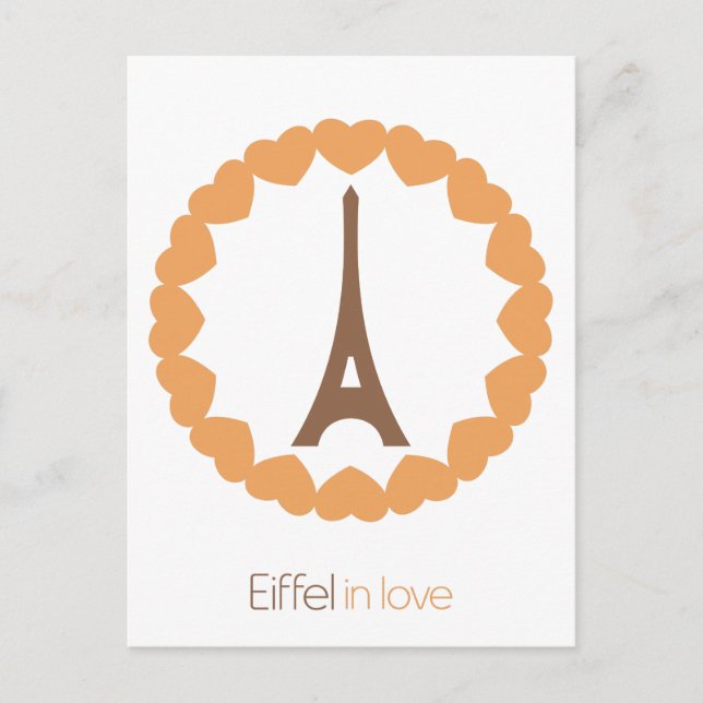 Eiffel in love... postcard (Front)