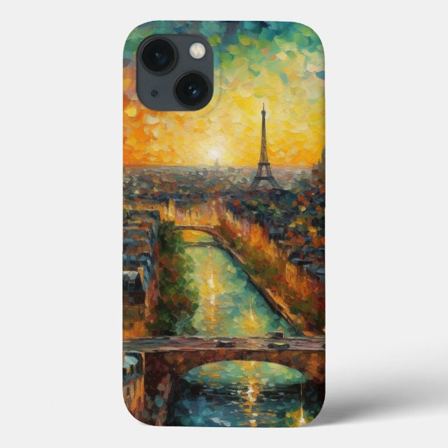 Eiffel Starry Night | Bold Impressionist Case (Back)