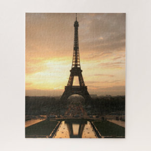 eiffel sunrise jigsaw puzzle