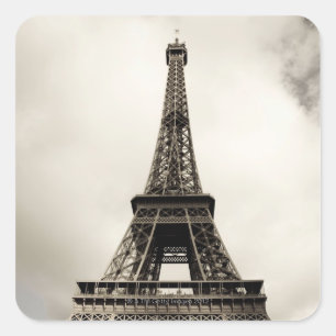 Eiffel Tower 8 Square Sticker