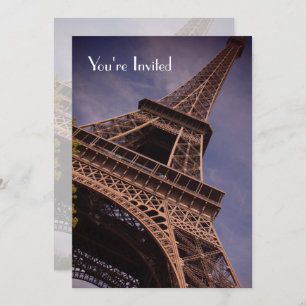 Eiffel Tower A taste Of France Dinner Party Invite