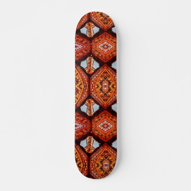 Eiffel Tower Abstract, 7 3/4" Skateboard Deck (Front)