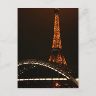 Eiffel Tower Across The Seine Postcard