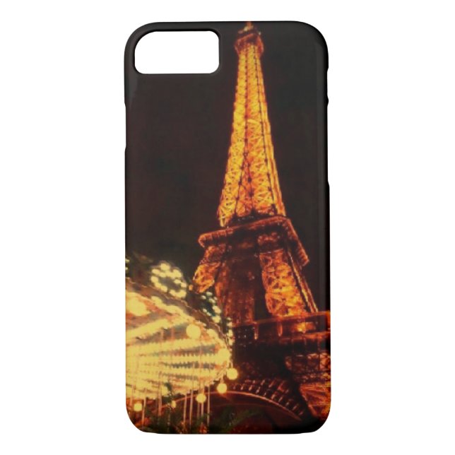 Eiffel Tower after dark Case-Mate iPhone Case (Back)