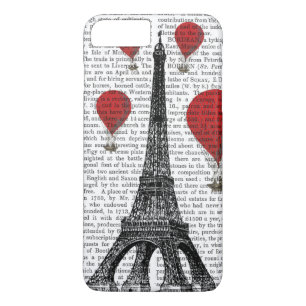 Eiffel Tower and Red Hot Air Balloons iPhone 8 Plus/7 Plus Case