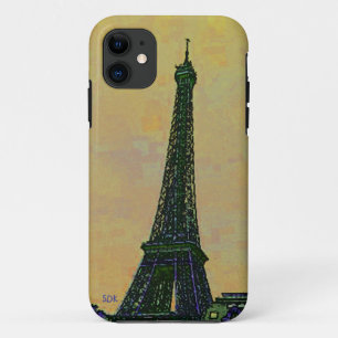 Eiffel Tower Art iPhone 11 Case