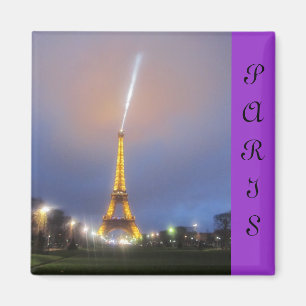 Eiffel Tower At Dusk Magnet