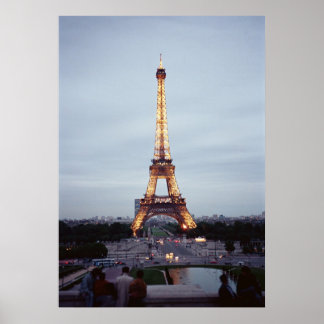 Eiffel Tower at Dusk Poster
