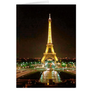 EIFFEL TOWER AT NIGHT