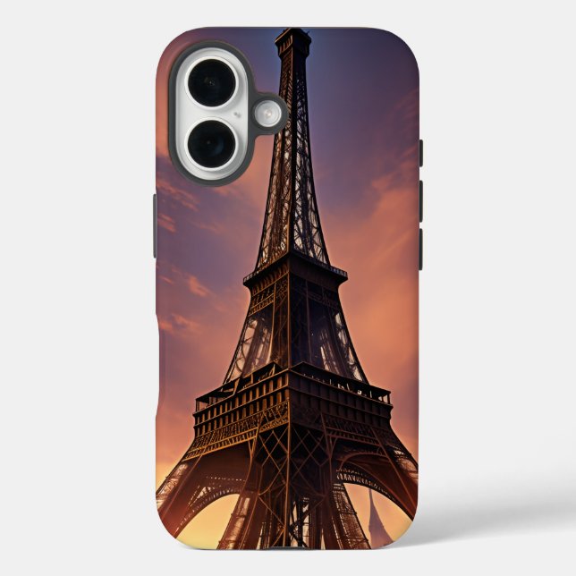 Eiffel Tower at night Case-Mate iPhone Case (Back)