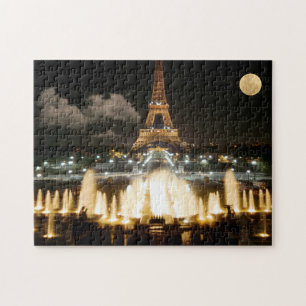 Eiffel Tower at Night Jigsaw Puzzle