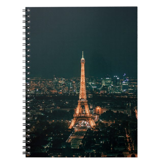 EIFFEL TOWER AT NIGHT NOTEBOOK (Front)