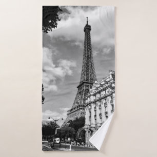 EIFFEL TOWER AT PARIS, FRANCE BATH TOWEL