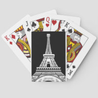 Eiffel Tower Black White Image