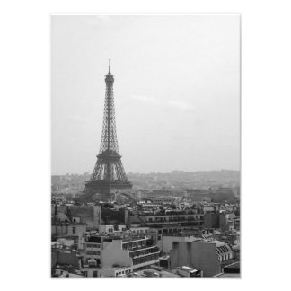 Eiffel Tower (Black & White) Photo Print