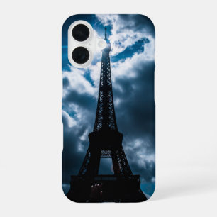 Eiffel Tower Blue Night iPhone 16 Case