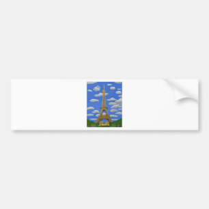 Eiffel Tower Bumper Sticker
