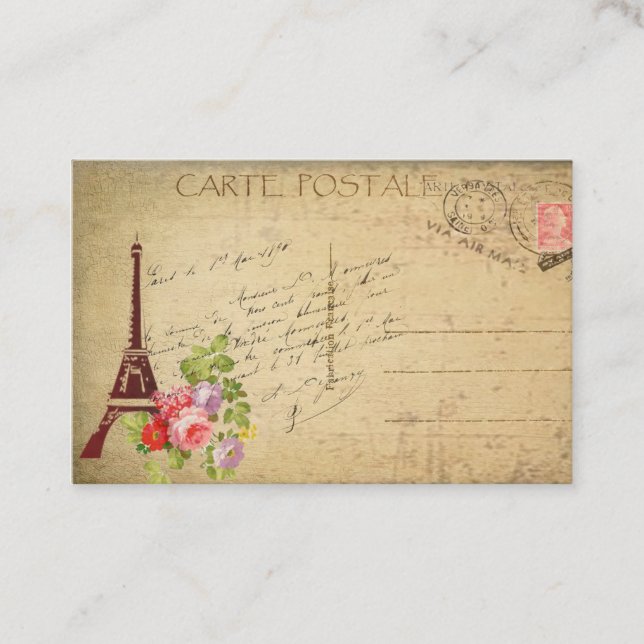 Eiffel Tower Business Card (Front)